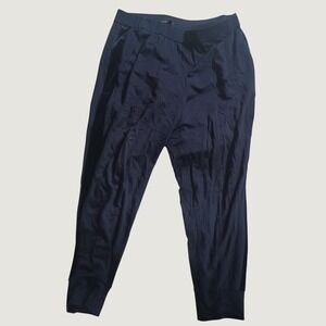 Eileen Fisher Womens Navy Blue Tencel Lyocell Stretch Jogger Pants Size L